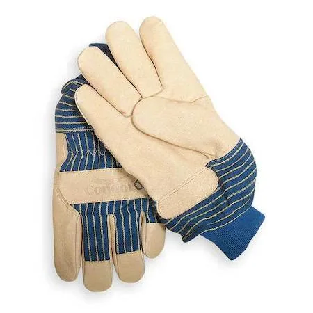Condor Condor 5T926 Leather Gloves Pigskin Knit Cuff Wing Thumb Full Finger personal protective equipment — product photo