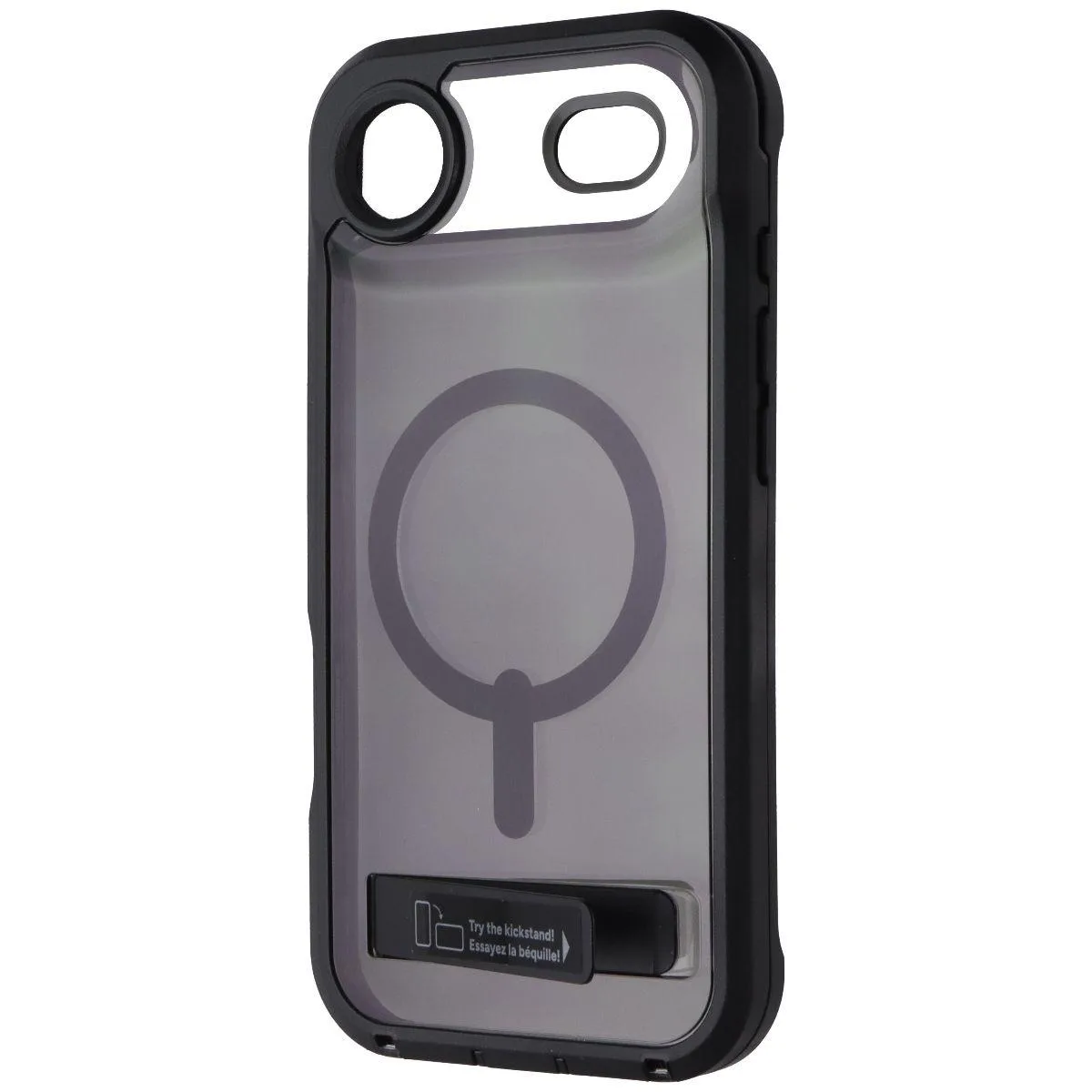 ZAGG ZAGG Rainier Snap Kickstand Case for MagSafe iPhone 17 Air Black — product photo