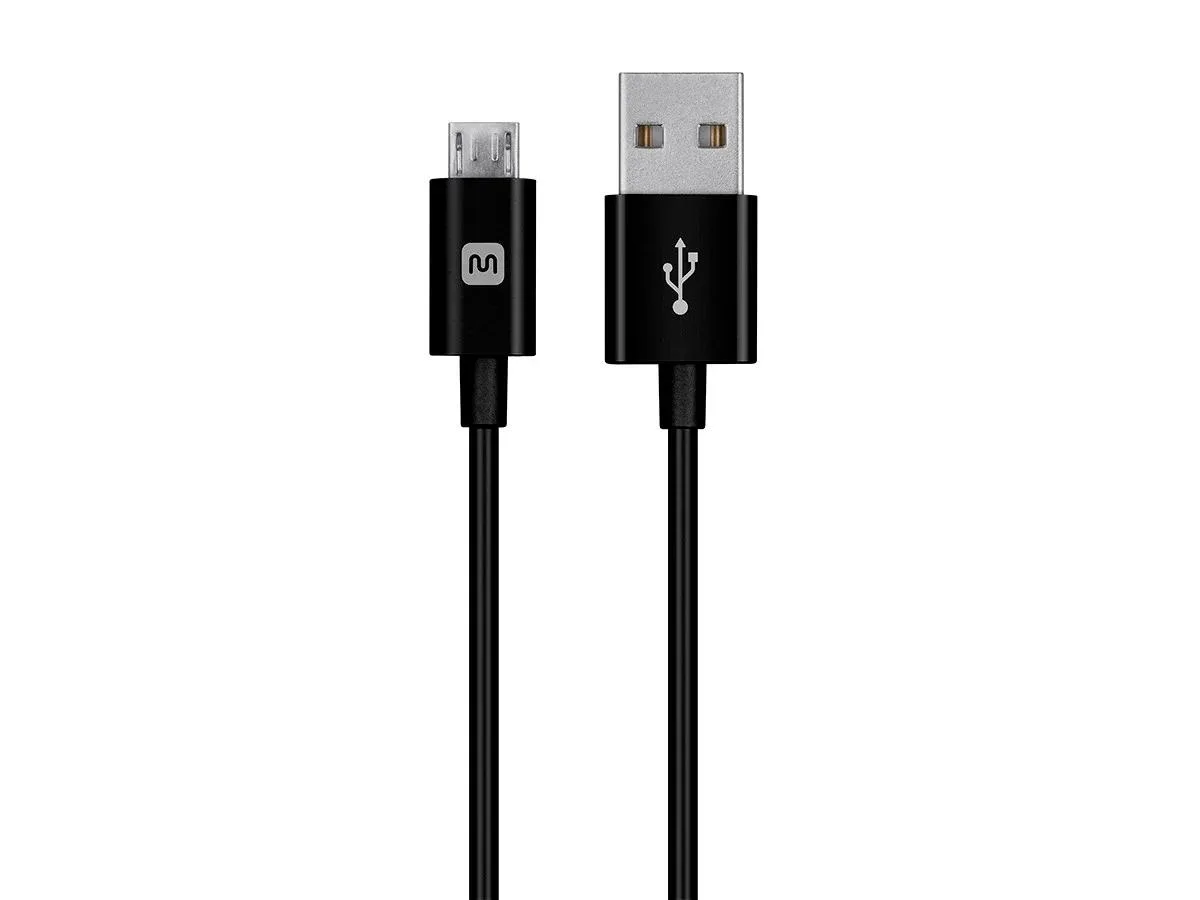 Monoprice Inc. Monoprice Inc. 113932 USB-A to Micro-B cable 10 ft black 2.4A 22/30AWG Select Series — product photo