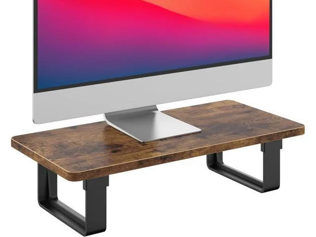 LORDWORLD LORDWORLD Monitor Stand Riser Rustic Brown 50 LB .6 inch 10-second — product photo
