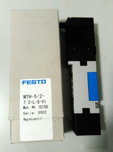 Red Festo solenoid valve MTH-5/2-7 in box