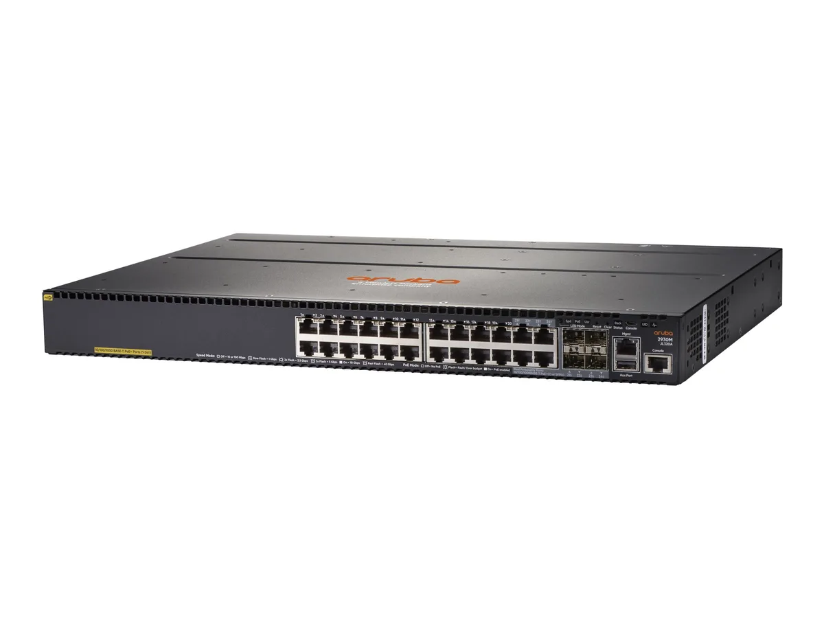 HPE Networking Instant On HPE Networking Instant On 2930M 24G PoE+ 1-Slot JL320A network switch — product photo