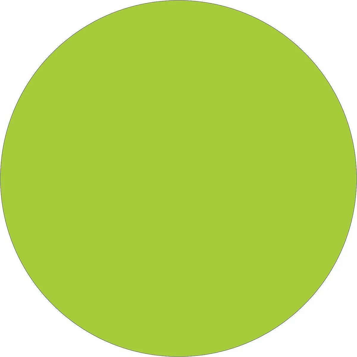 Tape Logic Tape Logic 1" Fluorescent Green Removable Labels 500/Roll — product photo