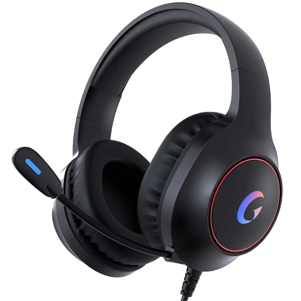 Syndesmos CM7002 Wired Gaming Headset 7.1 Surround 50mm Drivers 3.5mm Jack RGB Black — product photo