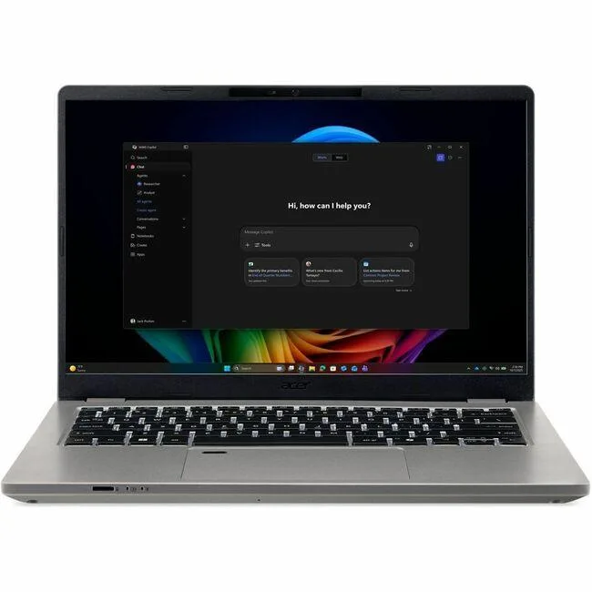Acer America Acer America NX.BS8AA.003 TravelMate P4 14 AI 14" 2880x1800 Core Ultra 7 355 16GB 512GB — product photo
