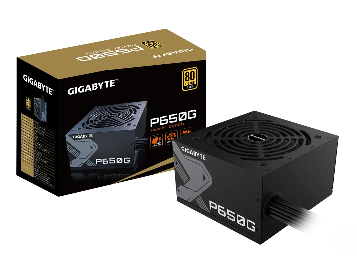GIGABYTE GIGABYTE GP-P650G 650 W power supply — product photo