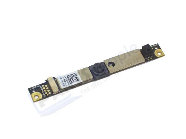 Small rectangular Dell webcam module WT8R6 silver finish