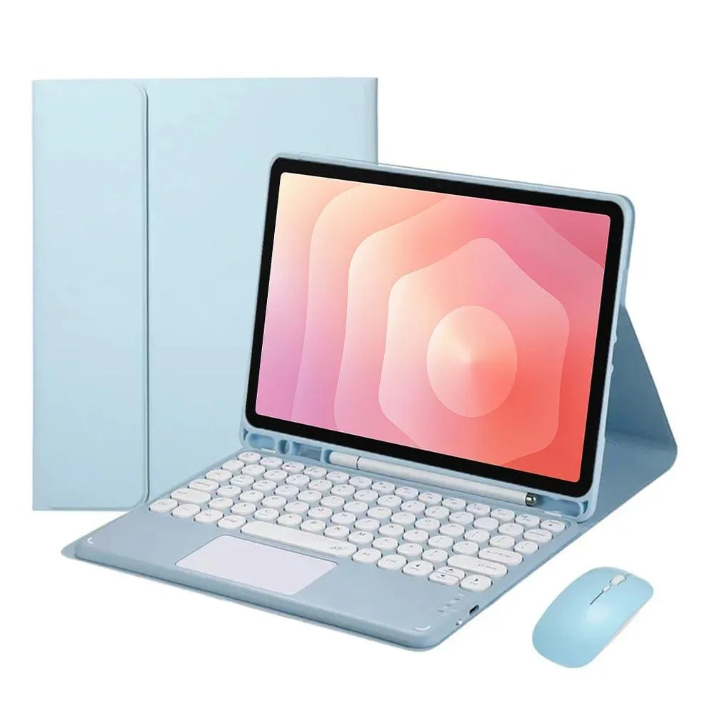 Timoom Timoom Bluetooth Keyboard Case with Trackpad Sky Blue 11 SM-X730 SM-X736B — product photo