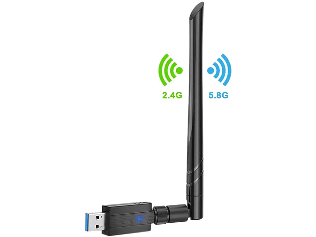 IHDAPP IHDAPP USB 3.0 1200Mbps Wi-Fi Adapter 5dBi Antenna — product photo
