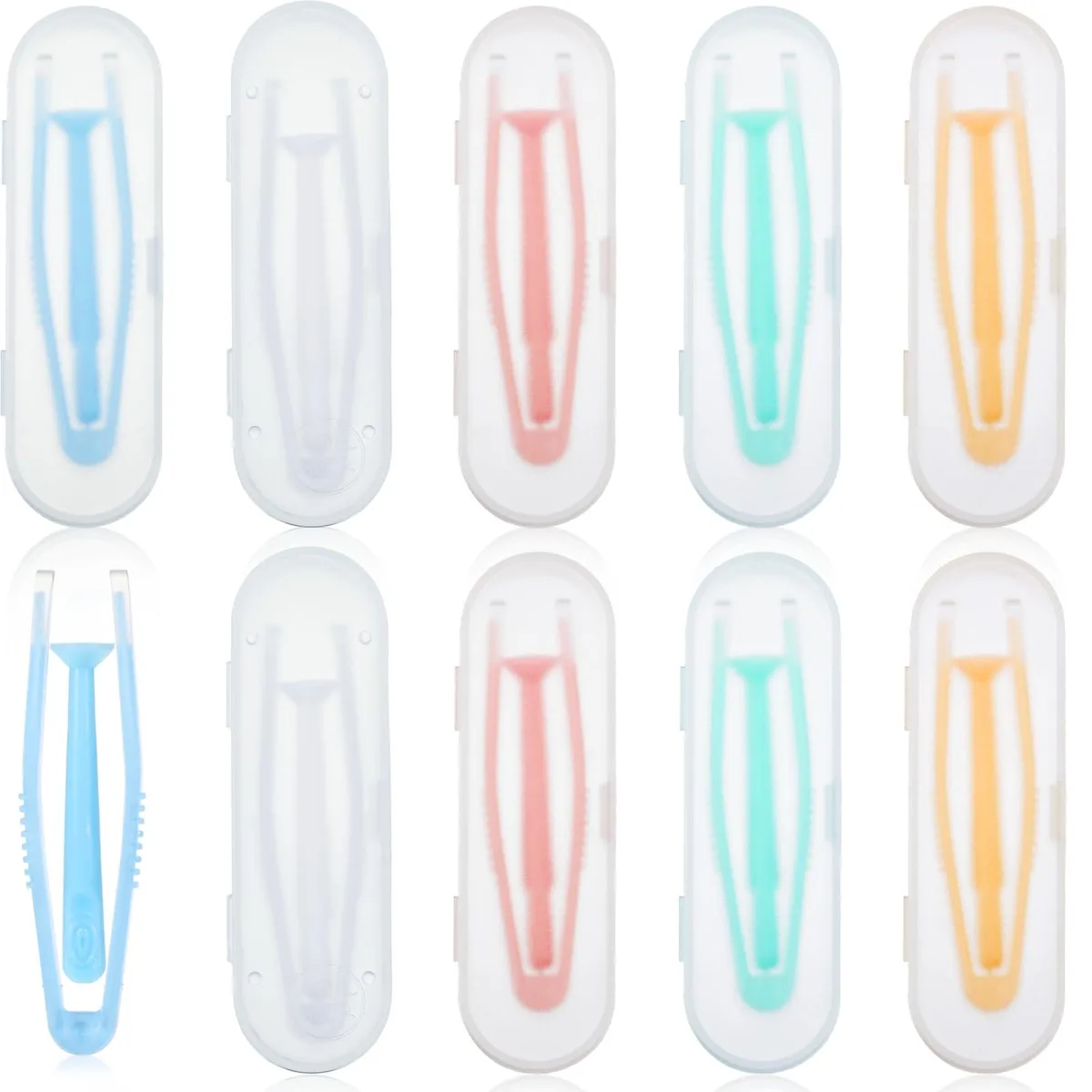  Colorful Contact Lens Applicator 10 Pack with Storage Box — product photo