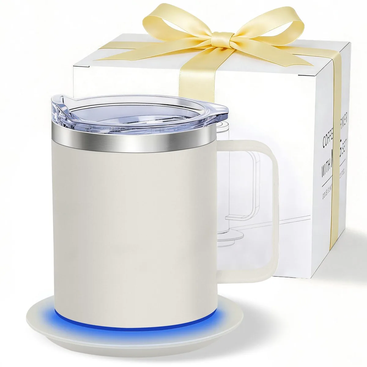  Xpersoul Warmer 12 oz Off White USB 131°F 10 h auto-off — product photo