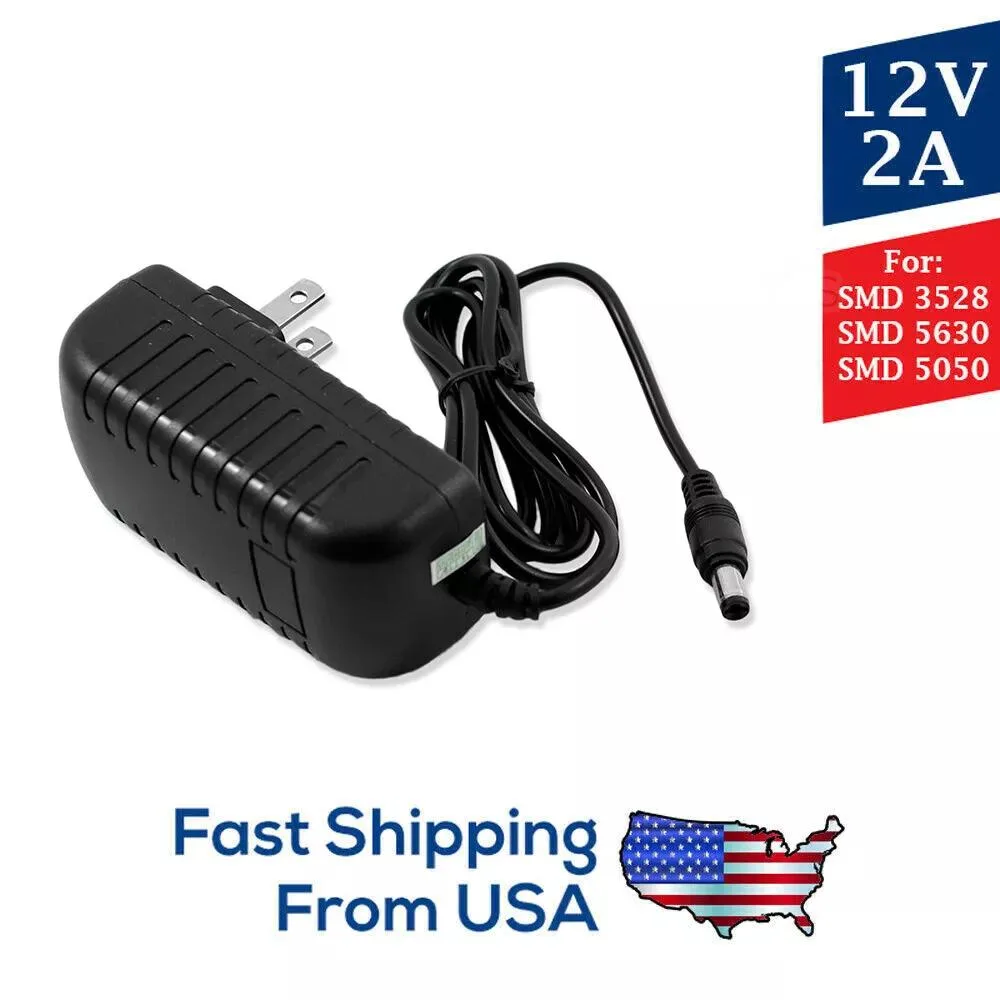 NShi NShi 12V 2A AC Adapter 5.5 x 2.1mm 24W — product photo