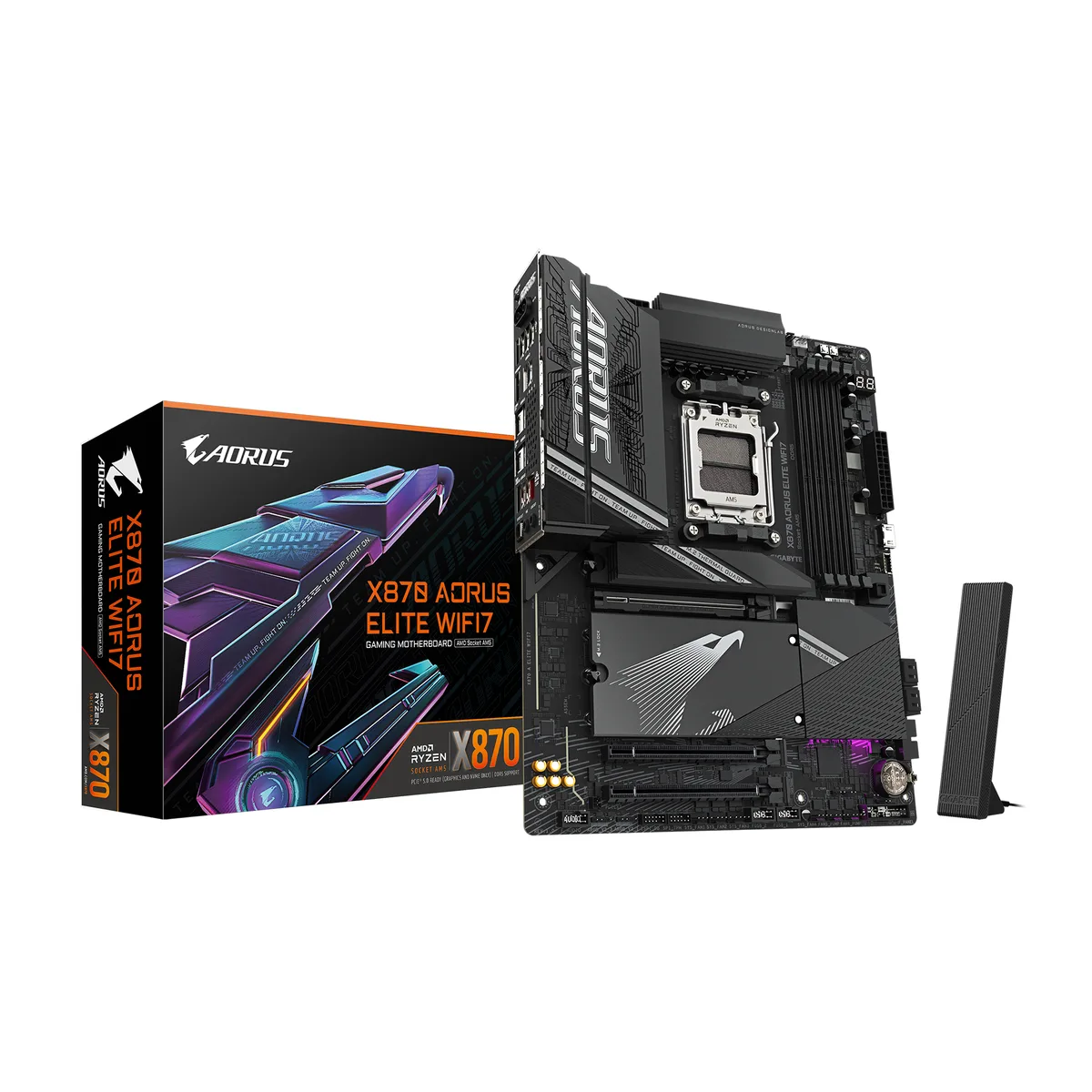 GIGABYTE GIGABYTE X870 AORUS ELITE WIFI7 AMD motherboard — product photo