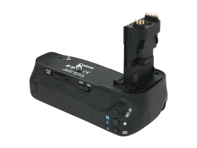 Black plastic battery grip for Canon EOS 60D