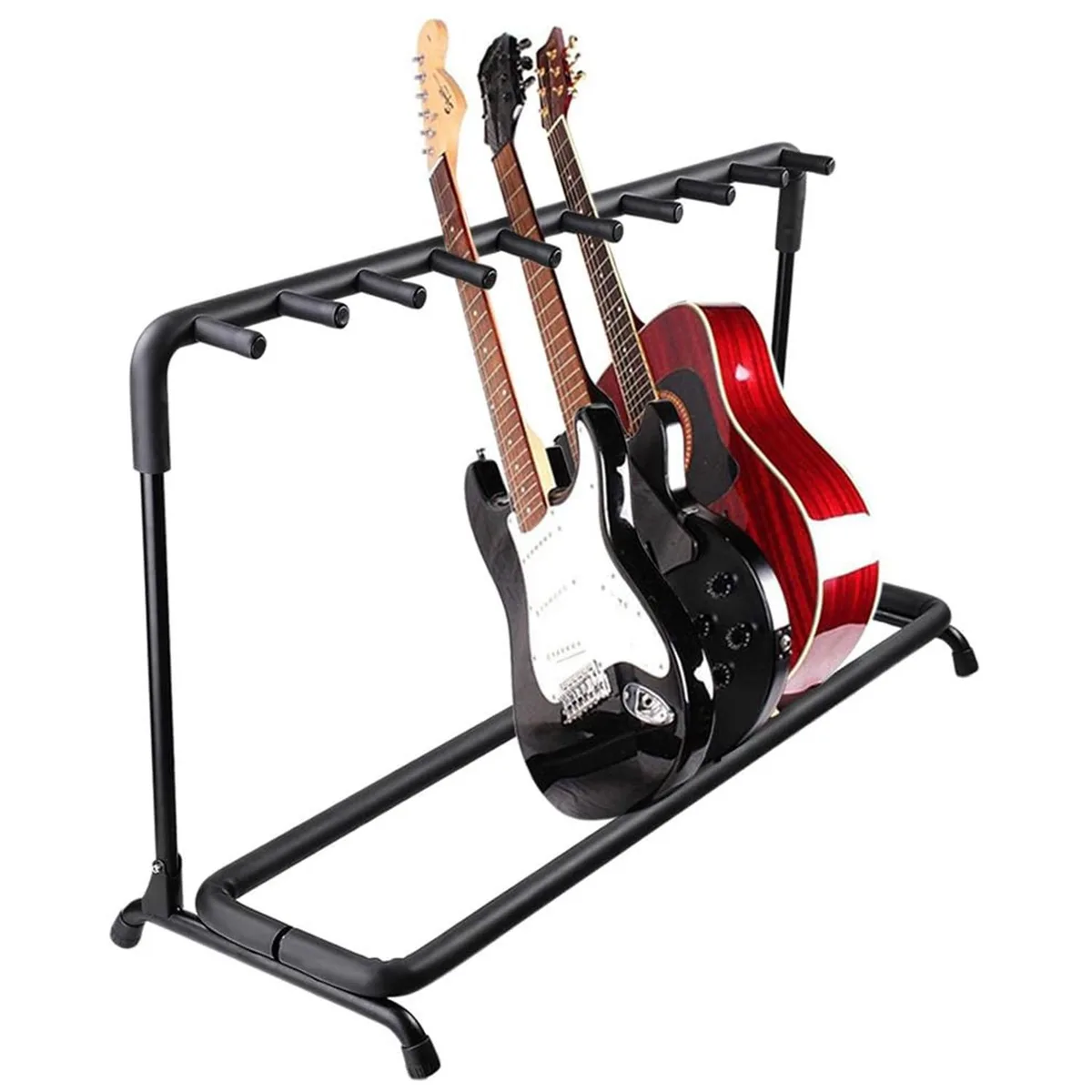 5 Core 5 Core GRack 9N1 OVAL Guitar Rack Stand 9 Guitars Black — product photo