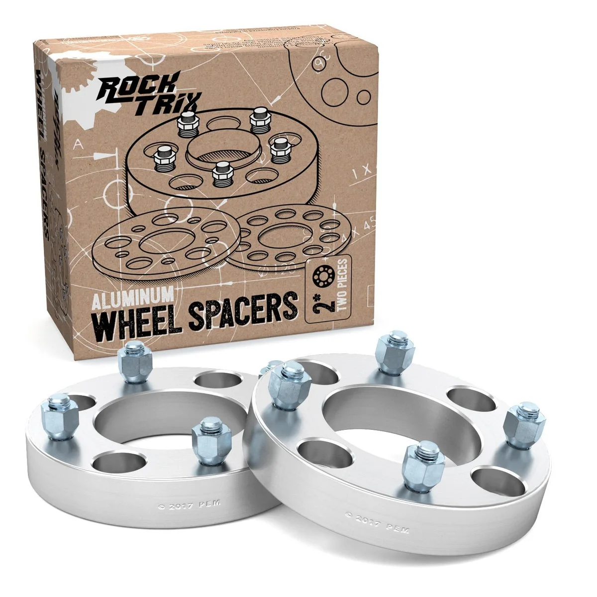 Precision European Motorwerks Precision European Motorwerks wheel spacers 2pc 1.0" 4x110 74.1mm 10x1.25 — product photo