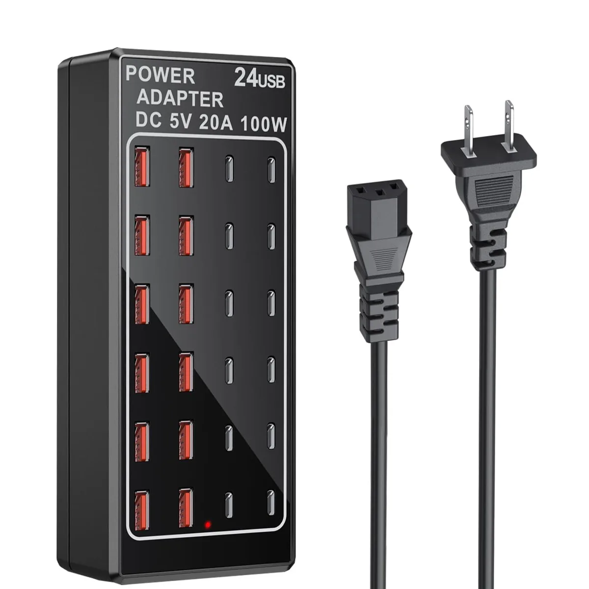 KEHIPI KEHIPI XLD-838 24-port 100W USB charger — product photo