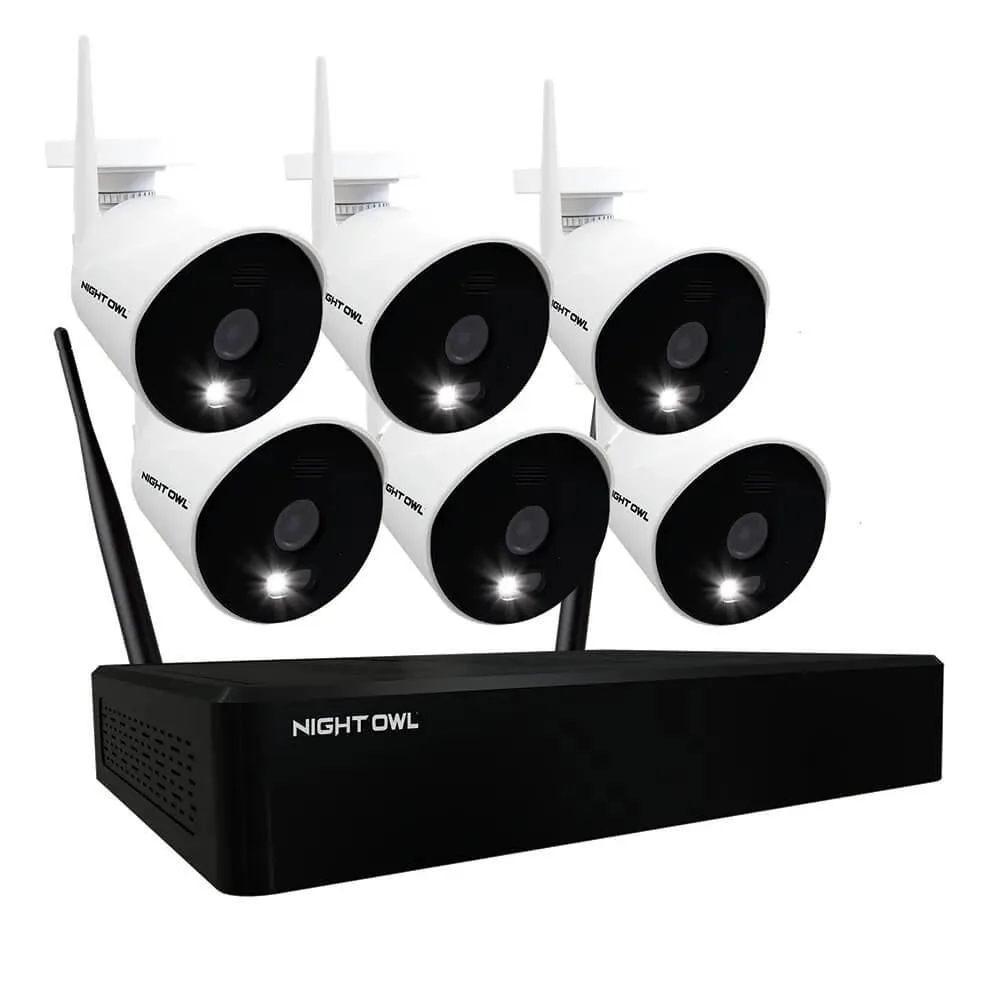 Night Owl Security Products Night Owl WNIP24L1RB 10-ch 1080p 1TB 4-cam Wi-Fi Spotlight System — product photo