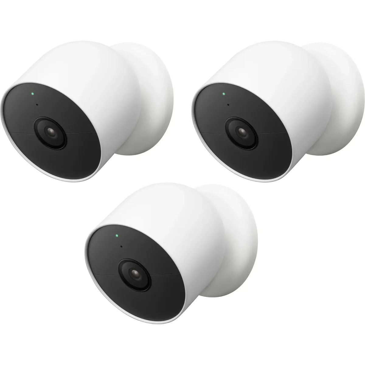Google Google Nest 1080p Battery Security Camera 2nd Gen 3 Pack White — product photo