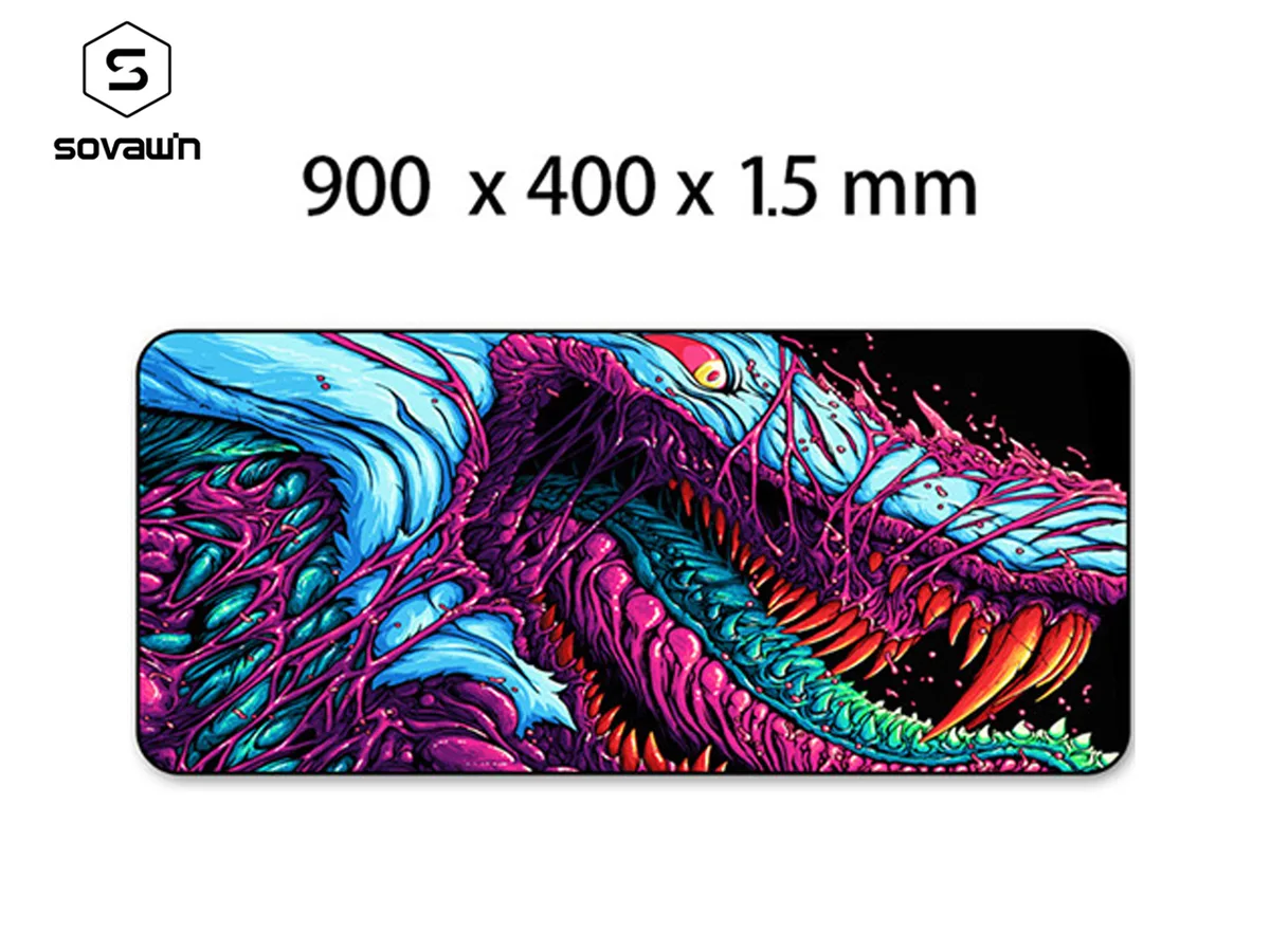 SOVAWIN SOVAWIN Gaming Mouse Pad 900x400mm 1.5mm Red — product photo