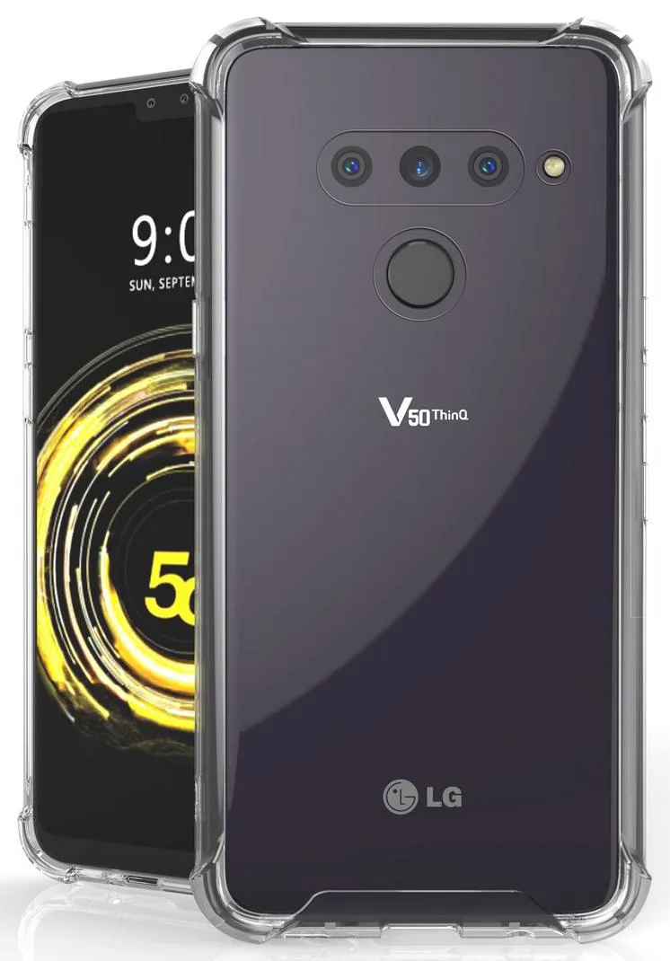 Nakedcellphone Nakedcellphone AquaFlex Clear Case for LG V50 ThinQ (2019) — product photo