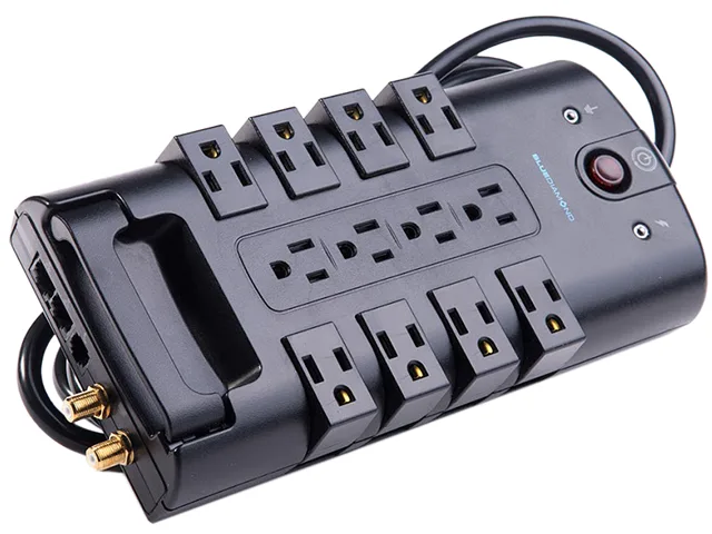 BlueDiamond BlueDiamond Defend Flex 12 Surge Protector 12 Outlets 8ft Cord 4320 Joules — product photo