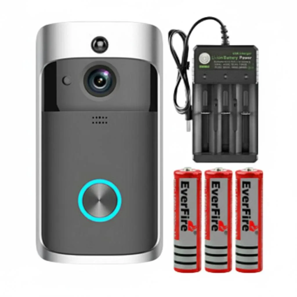 The Perfect Part The Perfect Part Smart Wireless Video Doorbell Security Camera 720P 166° 10m Night Vision Battery Charger — product photo