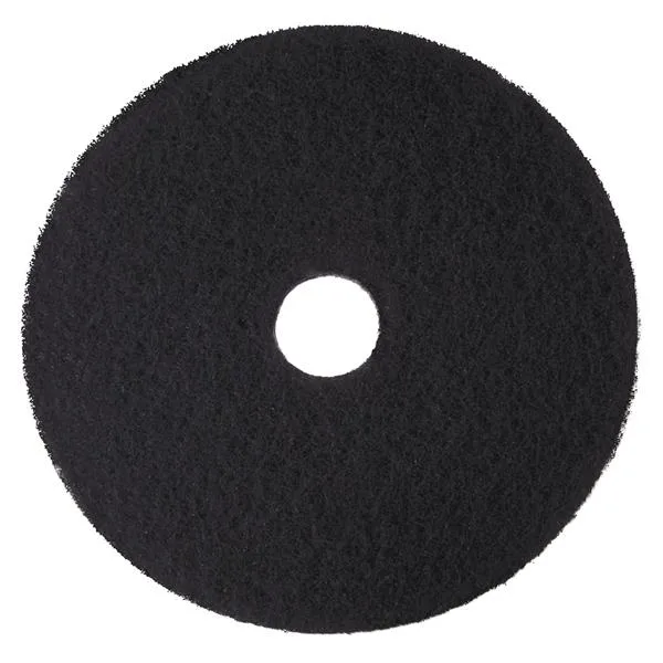 3M 3M MCO 08276 7300 8-Inch Floor Pads Black 5 Pack vacuum accessory — product photo