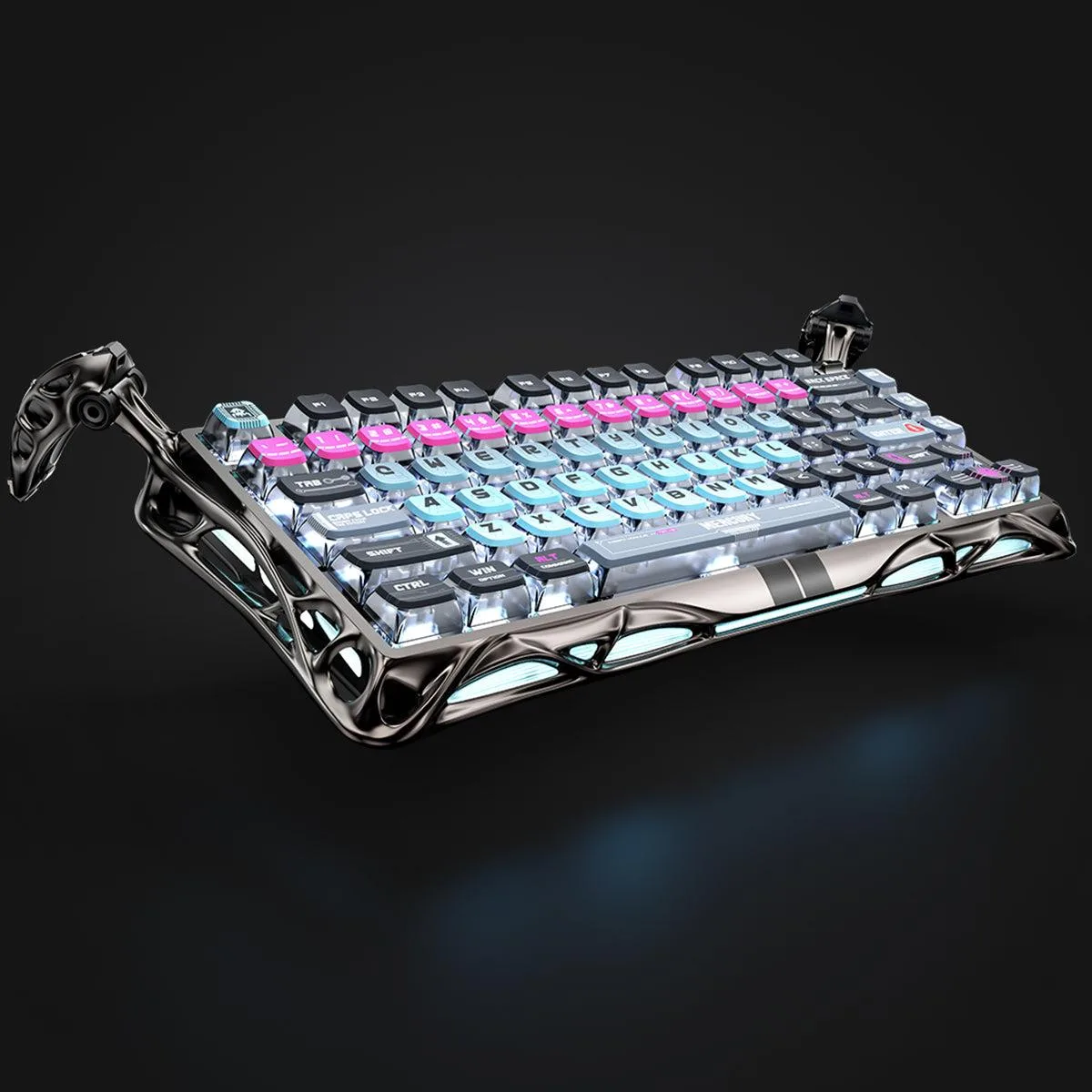GravaStar GravaStar Mercury V75Pro HE Cyberpunk 75% Hall Effect Wired 8000Hz — product photo