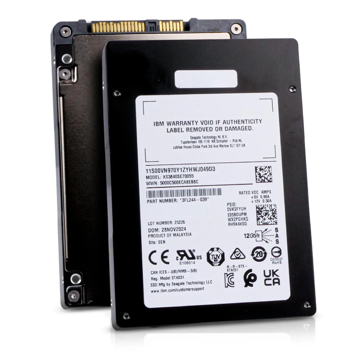 Seagate Seagate Nytro 3350 XS3840SE70055 3.84TB enterprise SSD — product photo