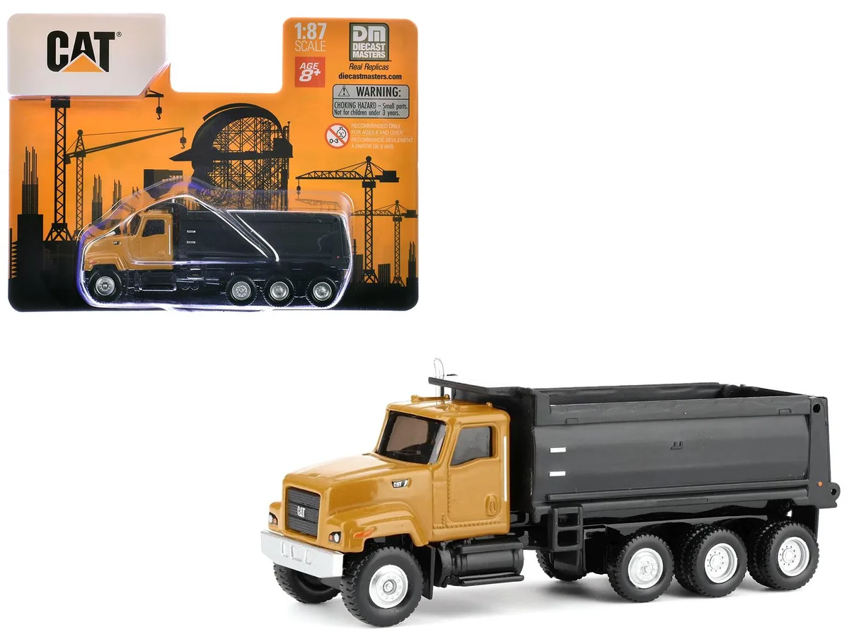 DieCast Masters DieCast Masters CAT CT681 Dump Truck 1/87 HO Scale hobby collectible — product photo