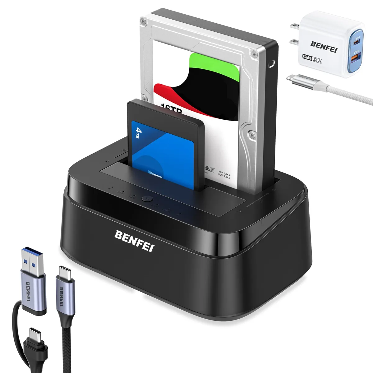 Belkin 000423black Dual Bay Docking Station — product photo