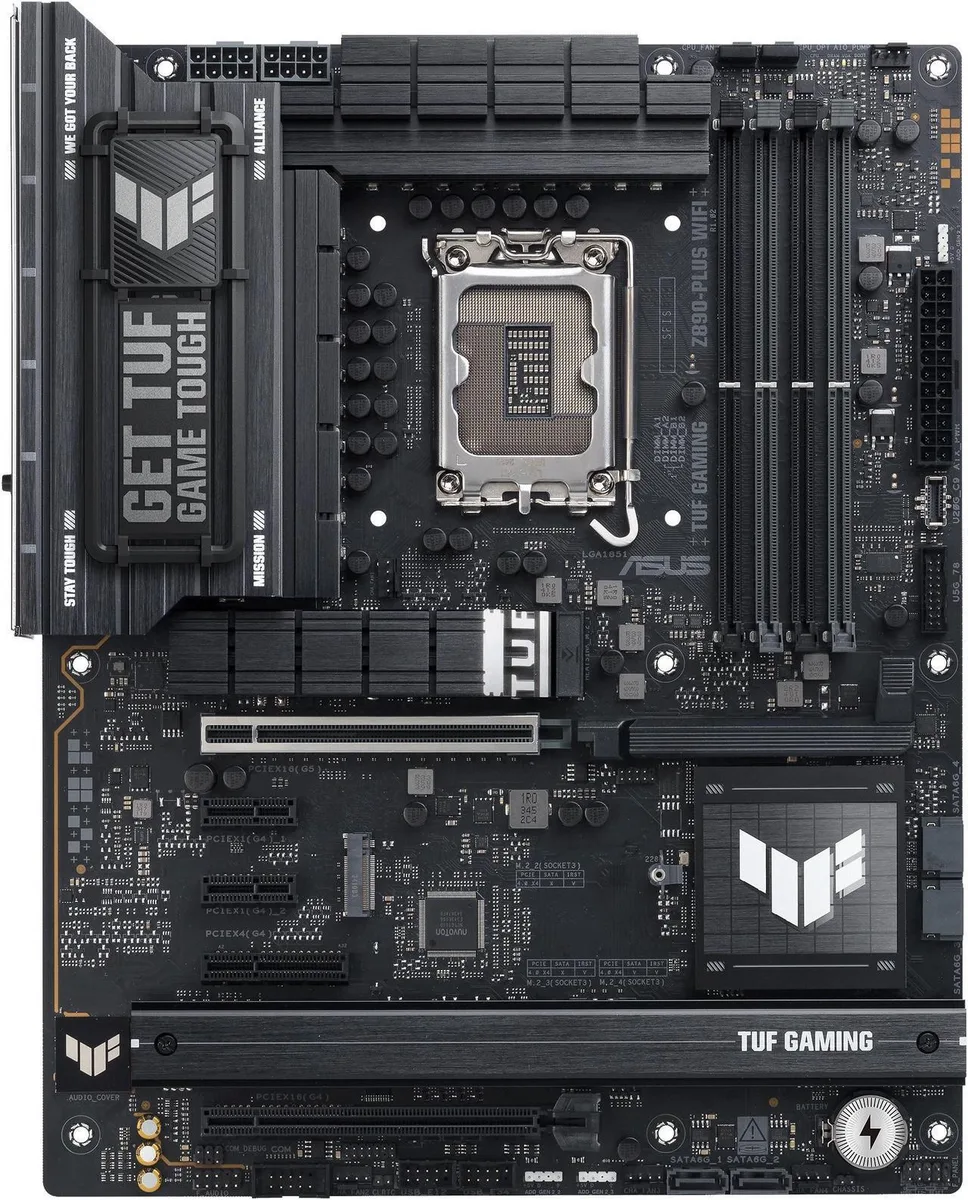 ASUS ASUS TUF Gaming Z890-PLUS WiFi Intel motherboard LGA 1851 DDR5 ATX — product photo