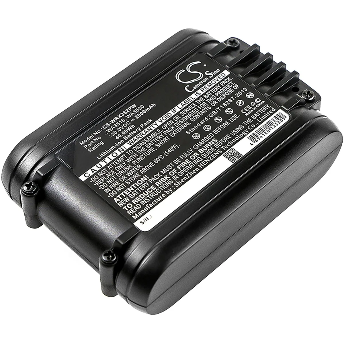 Cameron &amp; Co Cameron &amp; Co DS-CS-WRX352PW battery 20V 2000mAh Li-ion — product photo
