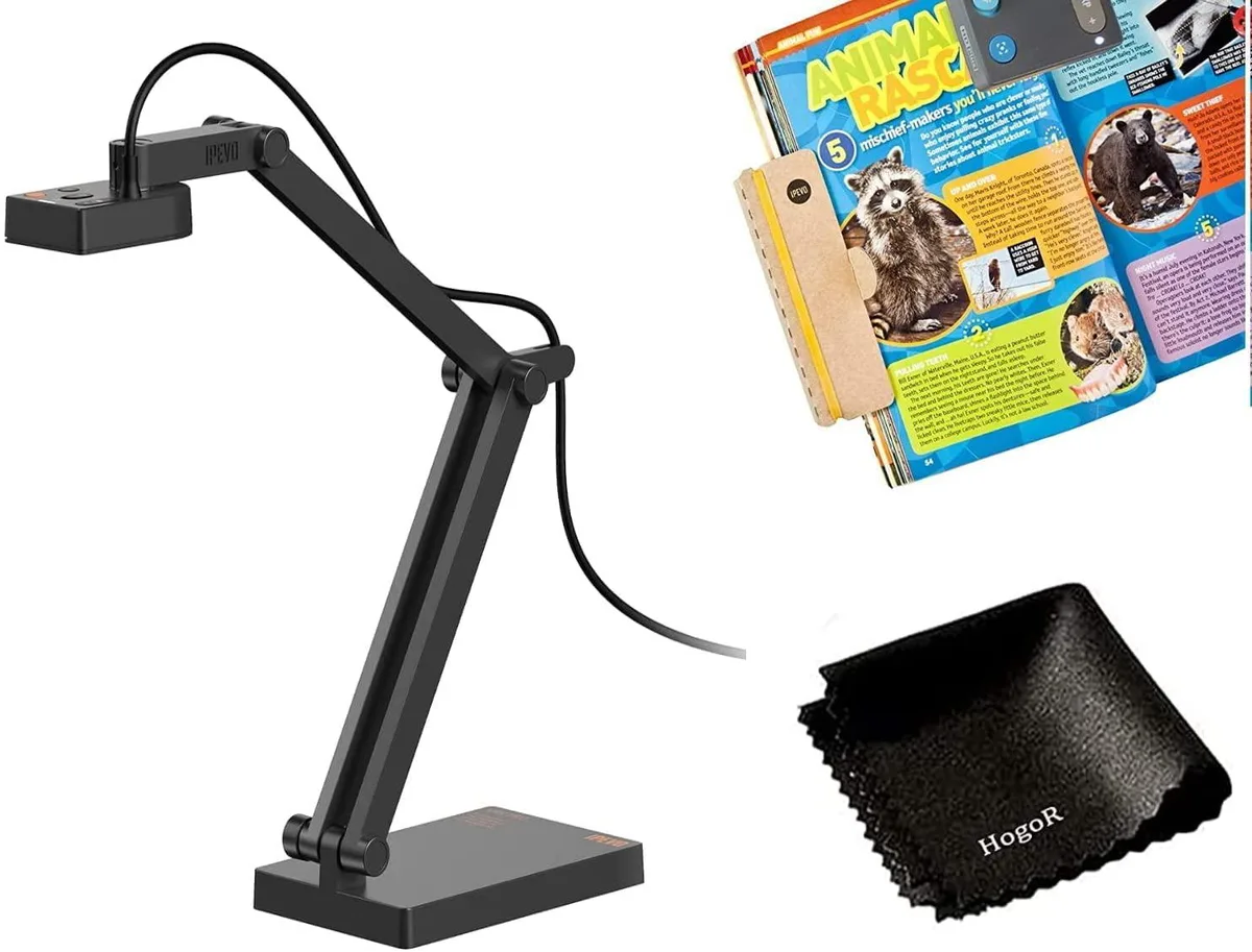 DIVI DIVI 8MP USB Document Camera with PageStay &amp; Cloth — product photo
