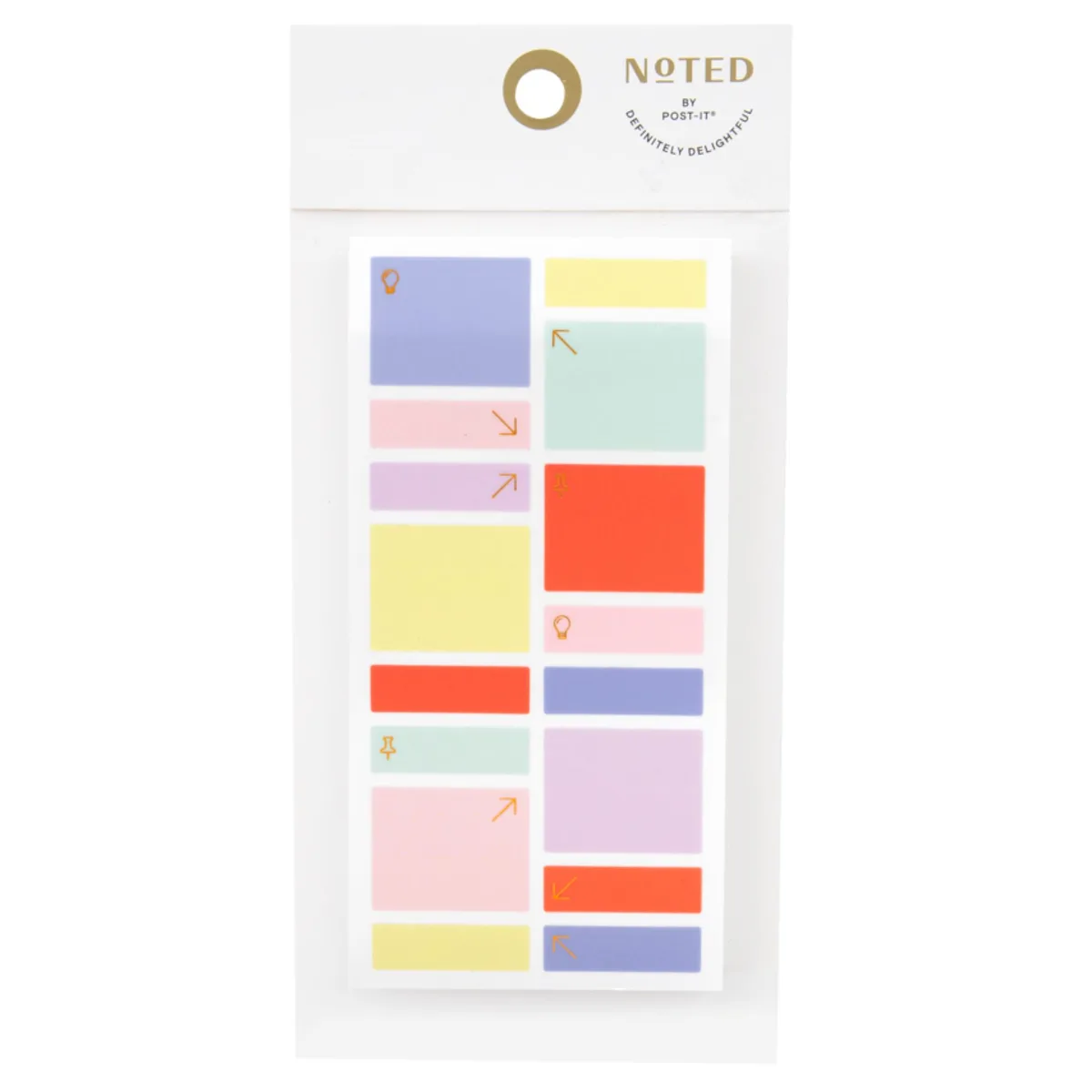 Pack of 48 translucent paper stickers in assorted colors on three sheets