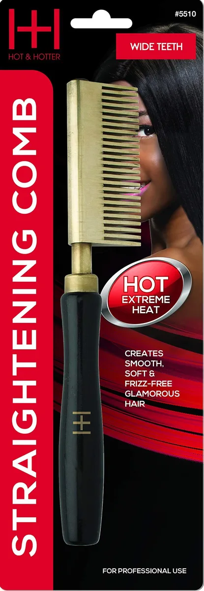 Annie wide-tooth straightening comb, plastic, 11 by 4 by .75 inches