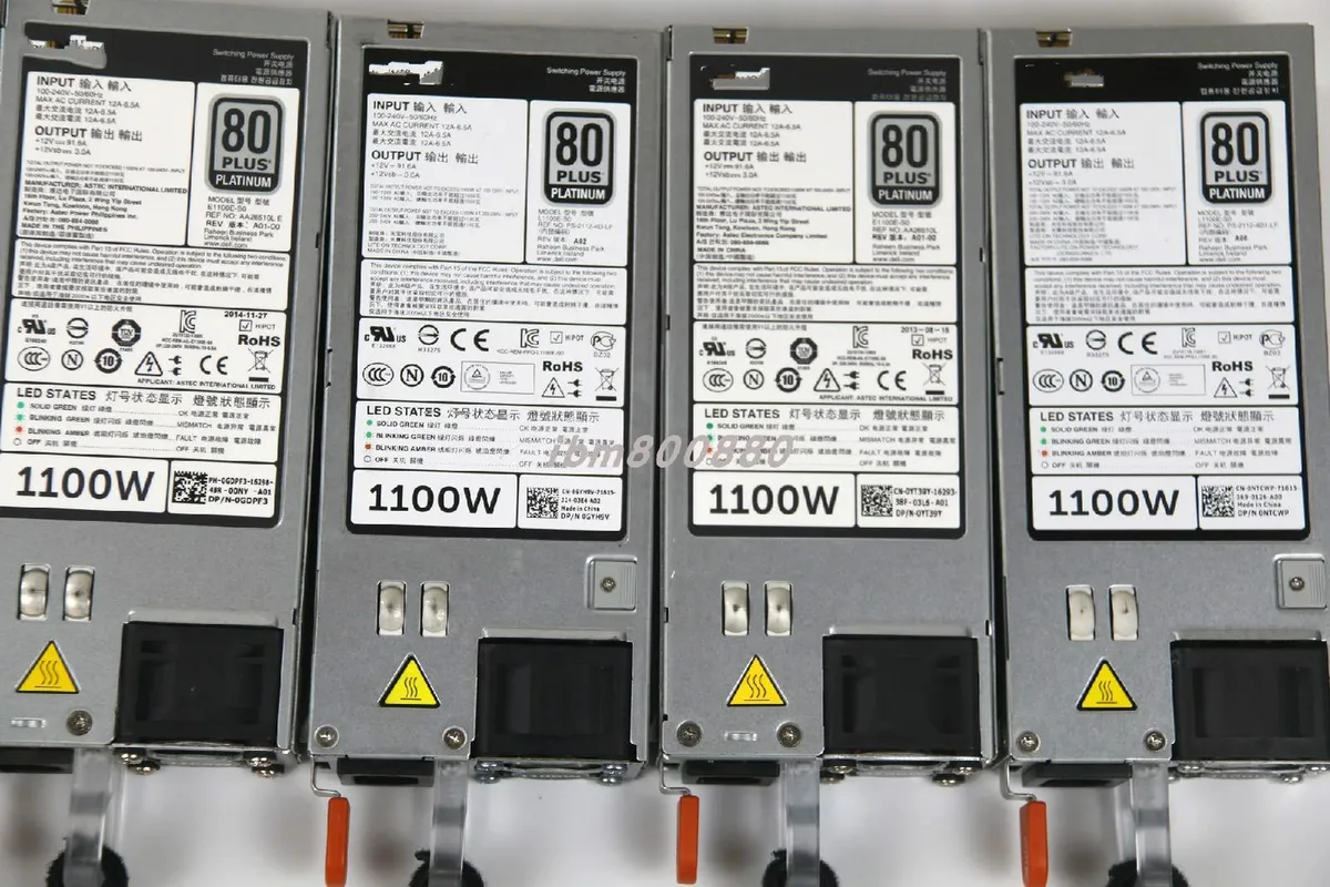 Supersuperuncle Supersuperuncle 1100W server power supply for Dell R520 R620 R720 R720XD 0GYH9V GDPF3 NTCWP — product photo