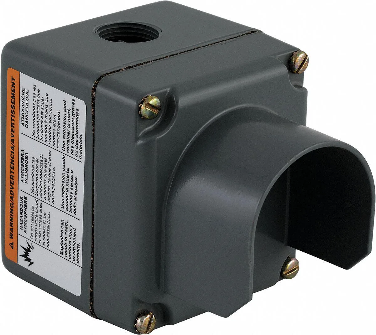 Schneider Electric Schneider Electric 9001KYG1 30 mm 1-Hole Aluminum Push Button Enclosure — product photo