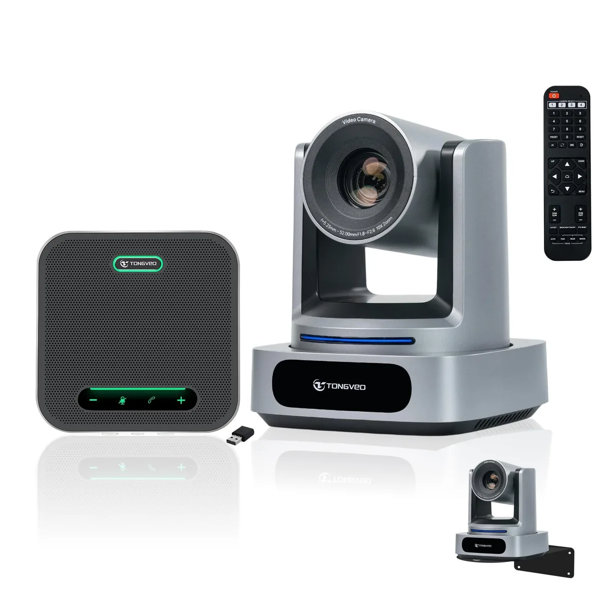 Bolton Technical Bolton Technical 4K AI PTZ Camera 10X Optical Zoom Bluetooth Speakerphone 360 Voice Pickup 2 in 1 accessory — product photo