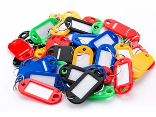 BARSKA BARSKA 50 Assorted Key Tags – 16 colours — product photo