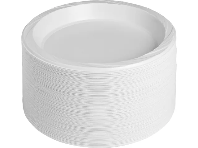 Genuine Joe Genuine Joe 10323CT 10.25" Plastic Plates 125/Pack 500/Carton cleaning — product photo
