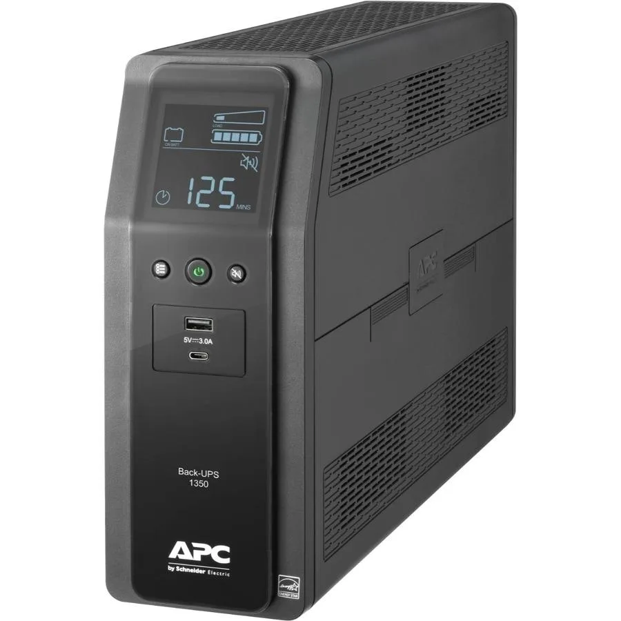 APC APC BN1350M2-CA 1350VA 120V UPS 10 NEMA outlets 2 USB charging ports — product photo