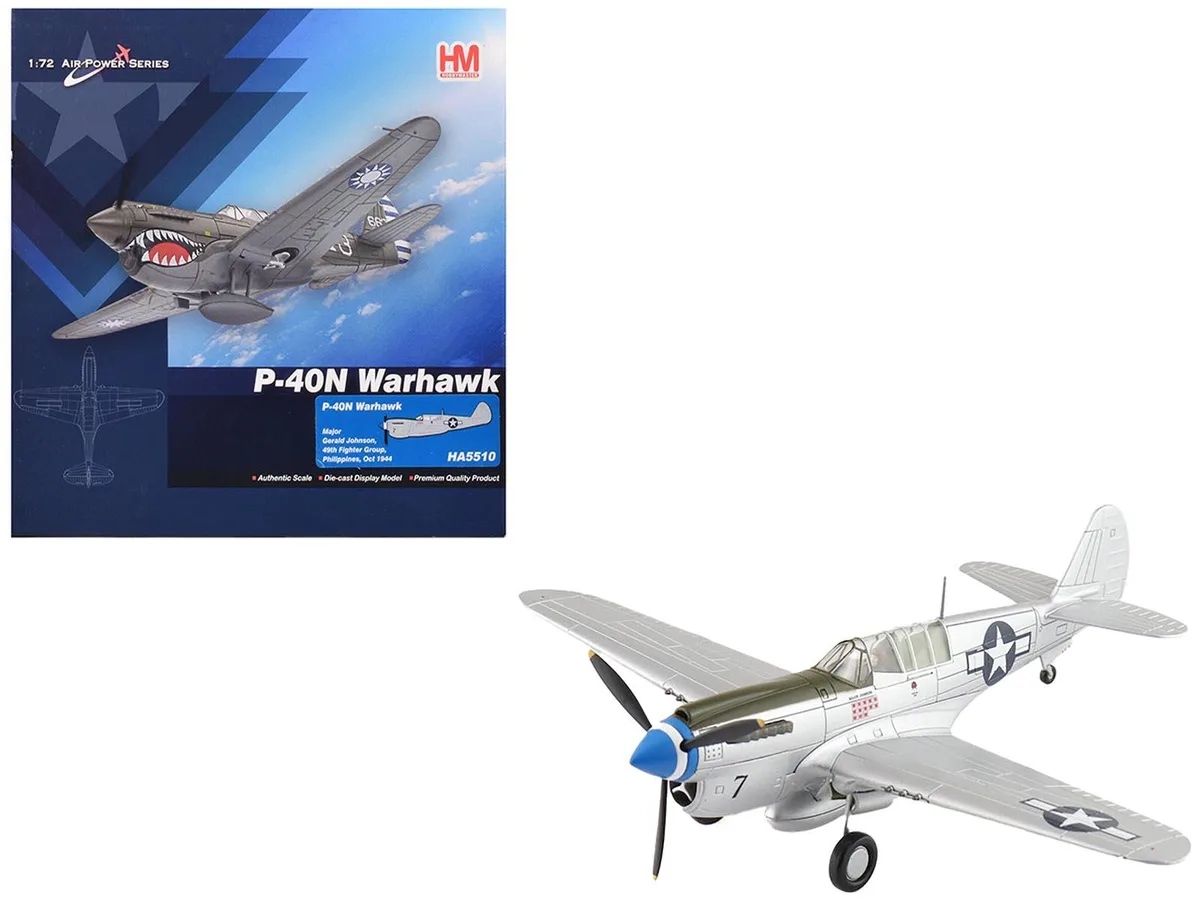 AMT AMT Curtiss P-40N Warhawk "Philippines" 1944 1/72 Diecast — product photo
