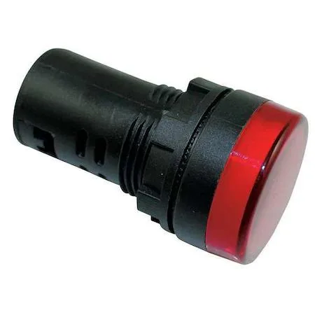Dayton Dayton 22NZ11 22mm 240V Red raised indicator light — product photo