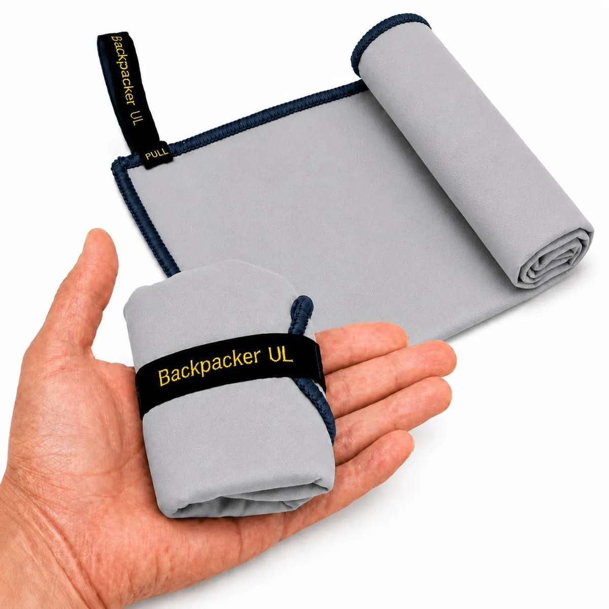  Quick Dry Microfiber Towel Gray Small 12.6 x 9.9 in 20 g — product photo