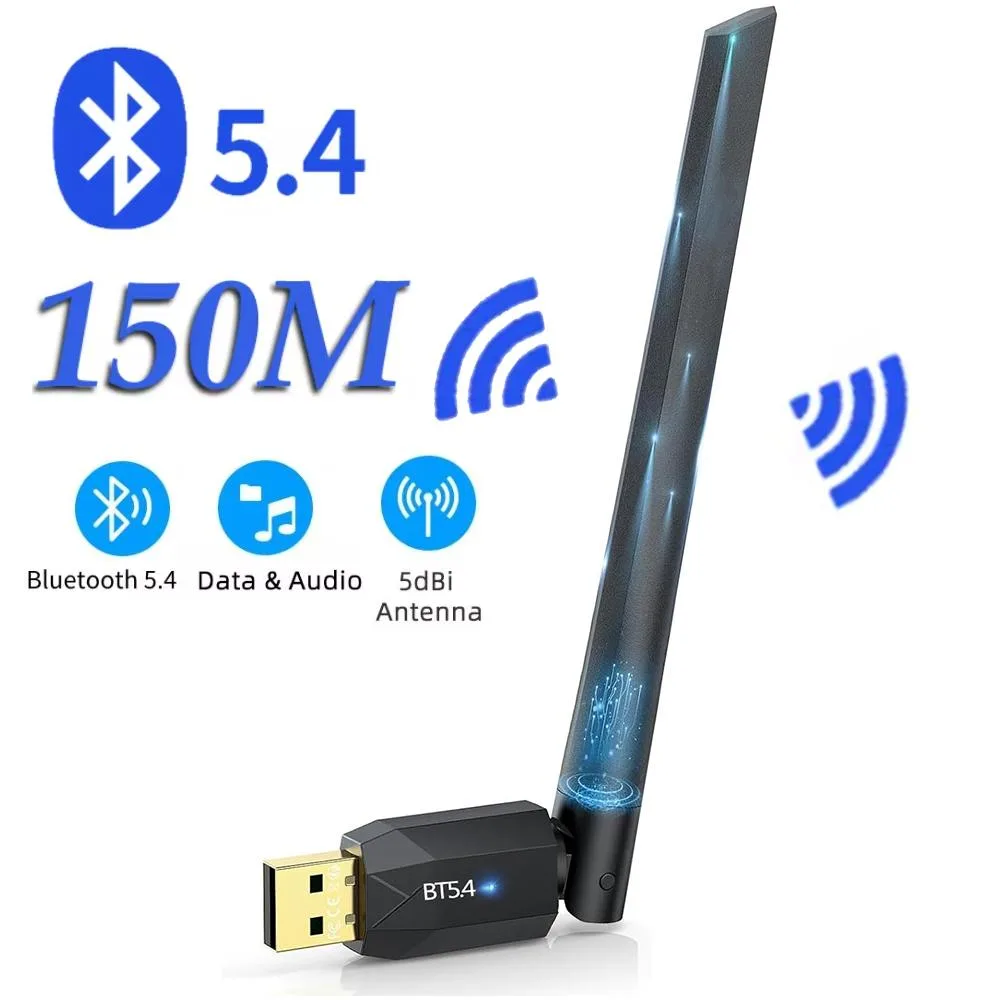 IHDAPP IHDAPP BR5.4#Q2562_B Bluetooth 5.4 Adapter (Black) — product photo