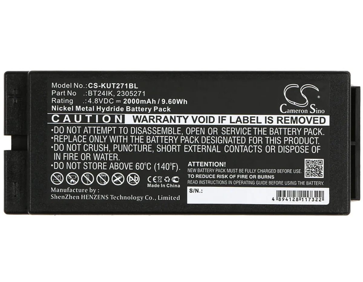  Cameron Sino Battery for IKUSI 2000mAh 4.8V — product photo