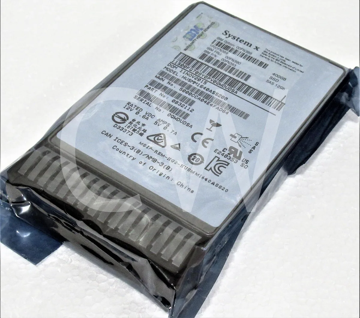 Seagate Seagate HUSMM1640ASS200 400GB 12Gbps 2.5" SAS enterprise SSD — product photo