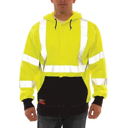 TINGLEY RUBBER CORP. TINGLEY RUBBER CORP. S88122 Job Sight FR Hooded Sweatshirt Yellow/Black M — product photo